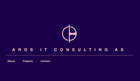 AROS Landing Page