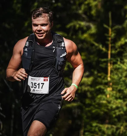 Running outdoors